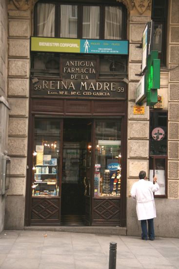 oldest shop in Peñíscola Farmacia de la Reina Madre